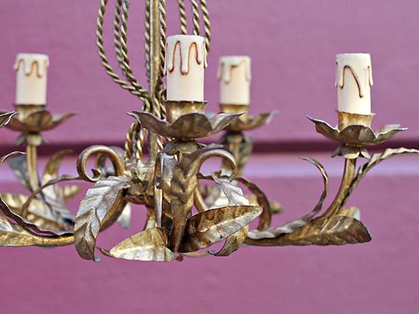 Pequeña lámpara de araña francesa